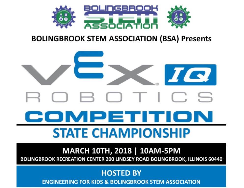Vex Robotics Competition State Championship Bolingbrook STEM